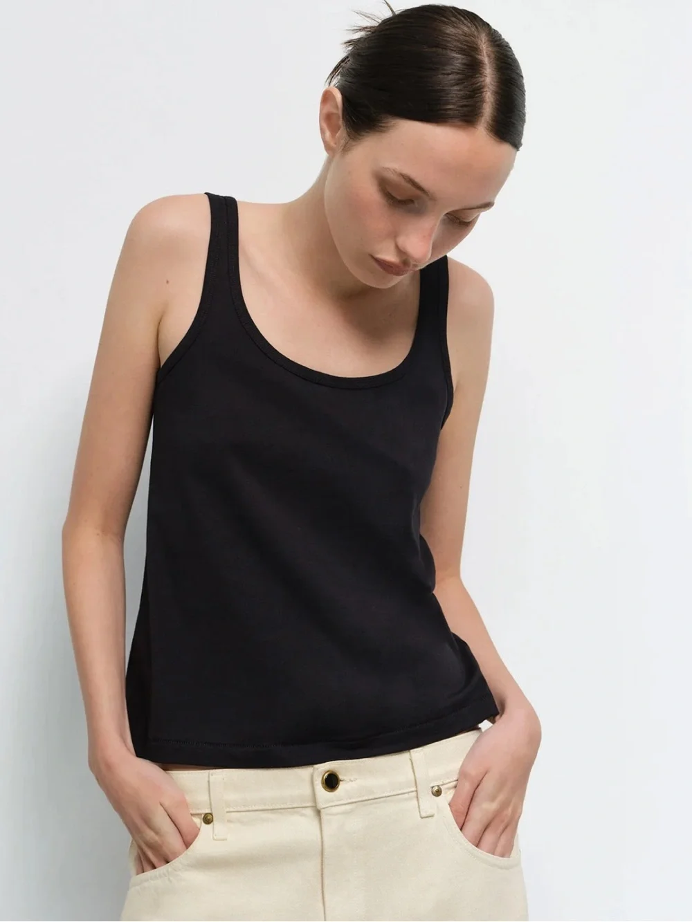 Mate-theLabel Cotton Layering Tank - Picture 1 of 7